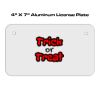 4 X 7 Aluminum License Plate  Thumbnail