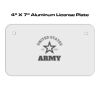 4 X 7 Aluminum License Plate  Thumbnail