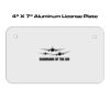 4 X 7 Aluminum License Plate  Thumbnail