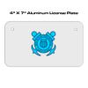 4 X 7 Aluminum License Plate  Thumbnail
