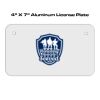 4 X 7 Aluminum License Plate  Thumbnail
