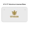 4 X 7 Aluminum License Plate  Thumbnail