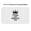 4 X 7 Aluminum License Plate  Thumbnail