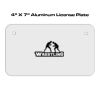 4 X 7 Aluminum License Plate  Thumbnail