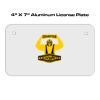 4 X 7 Aluminum License Plate  Thumbnail