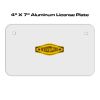 4 X 7 Aluminum License Plate  Thumbnail