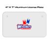 4 X 7 Aluminum License Plate  Thumbnail