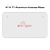 4 X 7 Aluminum License Plate  Thumbnail