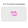 4 X 7 Aluminum License Plate  Thumbnail