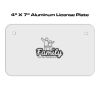 4 X 7 Aluminum License Plate  Thumbnail