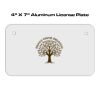4 X 7 Aluminum License Plate  Thumbnail