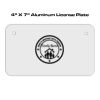 4 X 7 Aluminum License Plate  Thumbnail
