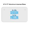 4 X 7 Aluminum License Plate  Thumbnail