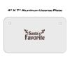 4 X 7 Aluminum License Plate  Thumbnail