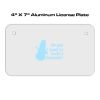 4 X 7 Aluminum License Plate  Thumbnail