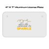 4 X 7 Aluminum License Plate  Thumbnail