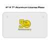 4 X 7 Aluminum License Plate  Thumbnail
