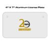 4 X 7 Aluminum License Plate  Thumbnail