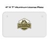 4 X 7 Aluminum License Plate  Thumbnail