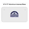 4 X 7 Aluminum License Plate  Thumbnail