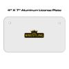 4 X 7 Aluminum License Plate  Thumbnail