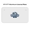 4 X 7 Aluminum License Plate  Thumbnail