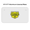 4 X 7 Aluminum License Plate  Thumbnail
