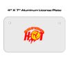 4 X 7 Aluminum License Plate  Thumbnail
