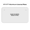 4 X 7 Aluminum License Plate  Thumbnail