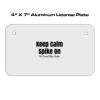 4 X 7 Aluminum License Plate  Thumbnail