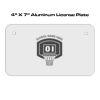 4 X 7 Aluminum License Plate  Thumbnail