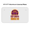 4 X 7 Aluminum License Plate  Thumbnail