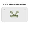 4 X 7 Aluminum License Plate  Thumbnail