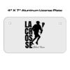 4 X 7 Aluminum License Plate  Thumbnail