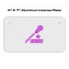 4 X 7 Aluminum License Plate  Thumbnail