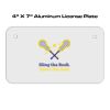 4 X 7 Aluminum License Plate  Thumbnail