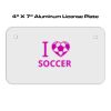4 X 7 Aluminum License Plate  Thumbnail
