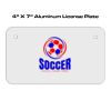 4 X 7 Aluminum License Plate  Thumbnail