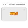 4 X 7 Aluminum License Plate  Thumbnail