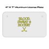 4 X 7 Aluminum License Plate  Thumbnail
