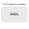 4 X 7 Aluminum License Plate  Thumbnail