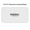 4 X 7 Aluminum License Plate  Thumbnail
