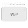 4 X 7 Aluminum License Plate  Thumbnail