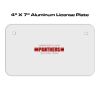 4 X 7 Aluminum License Plate  Thumbnail