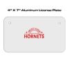 4 X 7 Aluminum License Plate  Thumbnail