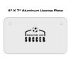 4 X 7 Aluminum License Plate  Thumbnail
