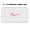 4 X 7 Aluminum License Plate  Thumbnail