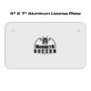 4 X 7 Aluminum License Plate  Thumbnail