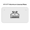 4 X 7 Aluminum License Plate  Thumbnail
