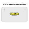 4 X 7 Aluminum License Plate  Thumbnail